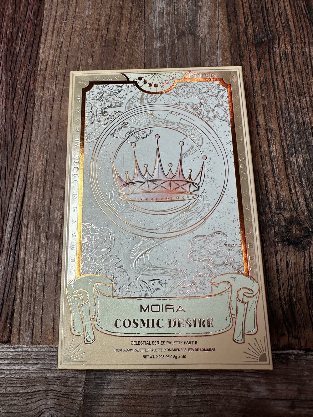MOIRA Cosmic Desire Eyeshadow Palette — Gold & Cream